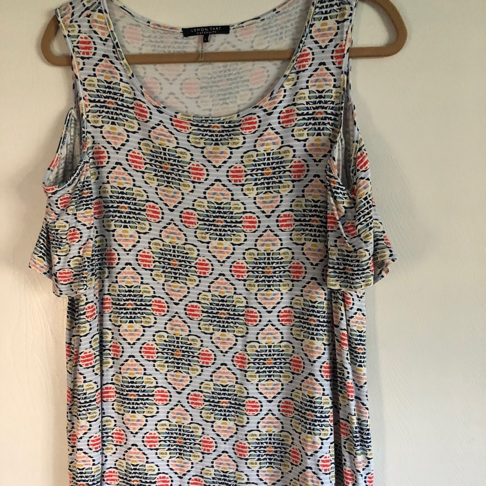 LAST CALL- Lemon Tart Cold Maternity Shirt